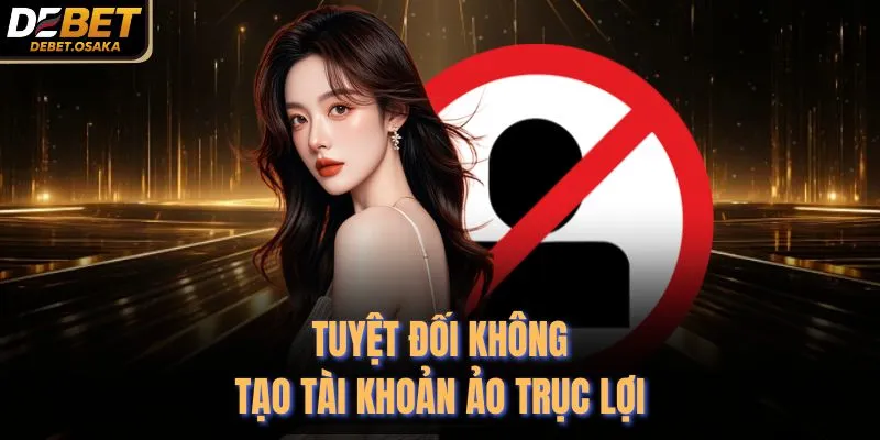 Tuyệt đối không tạo tài khoản ảo trục lợi